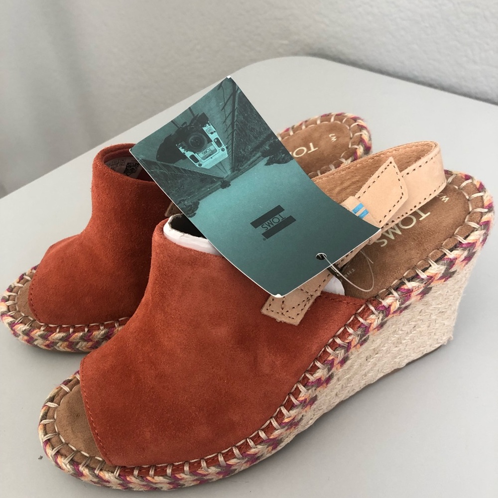 Toms suede espadrille.